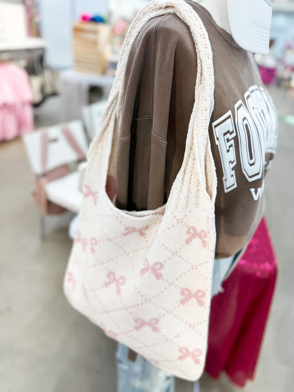 Bow Tote Bags