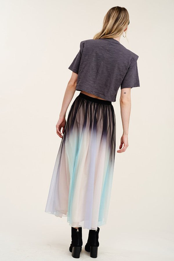 Gradient Rainbow Skirt